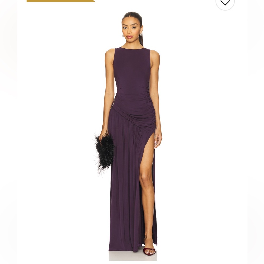 Estelle Dress in Plum
